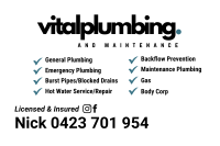 Vital Plumbing and Maintenance